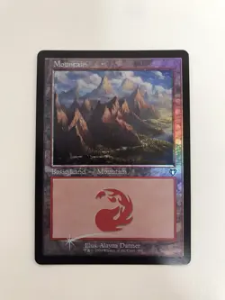 Mountain 446 Foil Retro Frame MTG Magic the Gathering Card NM Near Mint CMM - Image 1