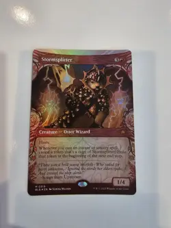 Magic MTG Stormsplitter Showcase Foil Card 2024 Bloomburrow NM/M Condition - Image 1