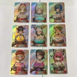 Pokemon Waifu Trainer Card Lillie Serena Jasmine Mallow Gloria Elesa Lana - Image 1