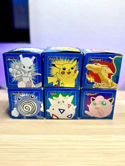 BURGER KING 1999 POKEMON 23K GOLD PLATED TRADING CARD - COMPLETE SET - Image 1