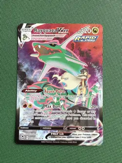Pokemon Rayquaza VMAX TG20/TG30 SWSH Silver Tempest Gallery Mint Card - Image 2