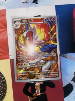 Pokemon TCG Infernape Illustration Rare Card 173/167 Twilight Masquerade Sv06 - Image 1