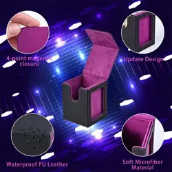 Magic The Gathering Commander Card Deck box with Display Window, Trading Card St - Image 5