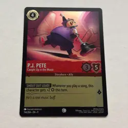 P.J. Pete 114/204 Disney Lorcana Fabled Common Cold Foil Card NM - Image 1
