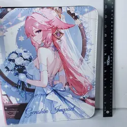 Yae Miko Wedding Dress Card Binder 3-Ring Anime Waifu Double Sided Redemption - Image 3