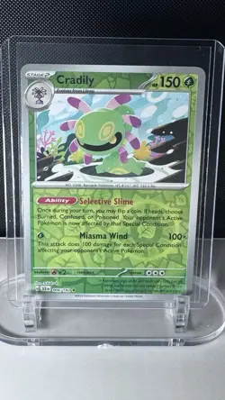 Pokemon TCG Card Cradily 006/142 S&V Stellar Crown Rare Reverse Holo NM - Image 1