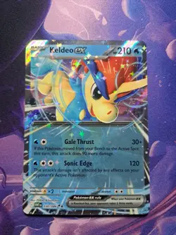 Keldeo EX 030/086 Sv: White Flare Double Rare Holo Pokemon TCG Card NM - Image 1