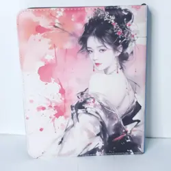 Japanese Design Card Binder 3-Ring Anime Waifu Double Sided Redemption Folder - Image 1