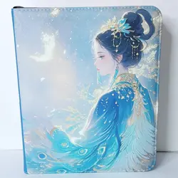Japanese Design Card Binder 3-Ring Anime Waifu Double Sided Redemption Folder - Image 2