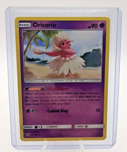 Oricorio 55/145 Rare Non-Holo Pokemon Sun & Moon Guardians Rising Card TCG Game - Image 1