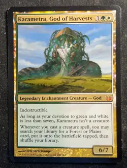 Karametra, God of Harvests - Born of the Gods (MTG) - Image 1
