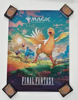 MTG MAGIC - Poster Foil - Final Fantasy - Chocobo - 61x46 cm - New ENG - Image 1