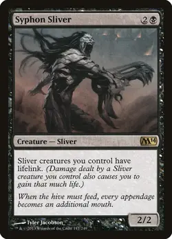 MTG Syphon Sliver - 117 / English / Near Mint NM M14 - Image 1