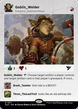 🧙Goblingram FOIL SLD (OPEN 5 Cards) Secret Lair MTG - Image 2