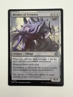 Breaker of Creation MTG Magic the Gathering Card NM Near Mint MH3 - Image 1