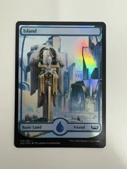 Island 275 Foil Borderless MTG Magic the Gathering Card NM Near Mint SNC - Image 1
