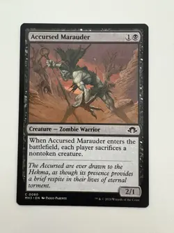 Accursed Marauder MTG Magic the Gathering Card NM Near Mint MH3 - Image 1