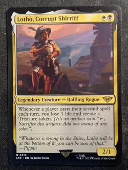 Lotho, Corrupt Shirriff - LOTR: Tales of Middle Earth (MTG) - Image 1