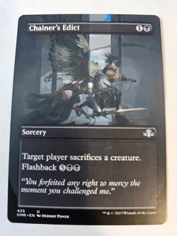 MTG - Chainer's Edict Borderless - Dominaria Remastered - Image 1