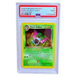 2000 Pokemon Rocket Dark Golbat #7 1ST Edition PSA 7 - Image 1