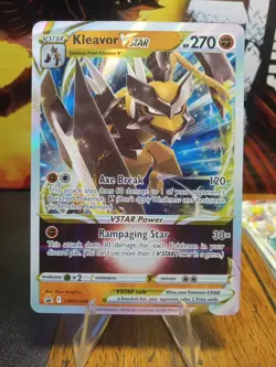 2022 Pokemon Sword & Shield Promo Kleavor Vstar #249 - Image 1