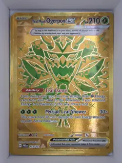 Teal Mask Ogerpon ex 177/131 Sv: Prismatic Evolutions Holo Hyper Rare Pokemon NM - Image 1