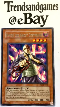 YUGIOH - KYCOO THE GHOST DESTROYER - DB2-EN002 - NM - RARE - DARK BEGINNING 2 - Image 1