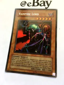 YUGIOH - VAMPIRE LORD - DB2-EN116 - ULTRA RARE - NEAR MINT - DARK BEGINNING 2 - Image 3