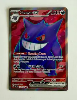 Pokemon Gengar ex 193/162 Temporal Forces SV05 Holo Card NM - Image 1