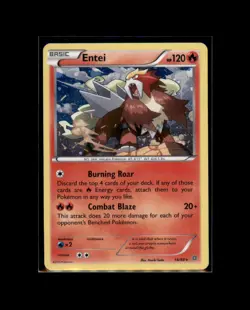 Entei (Cosmos Holo) 014/098 Holo Promo Blister Exclusives Pokemon Holo LP - Image 1