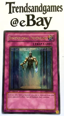 YUGIOH - DIMENSIONAL INVERSION - CDIP-EN052 - 1ST ED - EXCELLENT - ULTIMATE RARE - Image 1