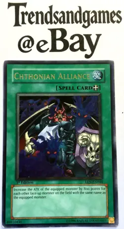 YUGIOH - CHTHONIAN ALLIANCE - EEN-EN044 - ULTIMATE RARE - 1ST ED - EXCELLENT - Image 1