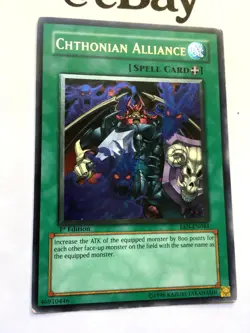 YUGIOH - CHTHONIAN ALLIANCE - EEN-EN044 - ULTIMATE RARE - 1ST ED - EXCELLENT - Image 2