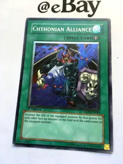 YUGIOH - CHTHONIAN ALLIANCE - EEN-EN044 - ULTIMATE RARE - 1ST ED - EXCELLENT - Image 3