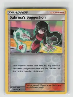 MP Sabrina's Suggestion 154/181 Uncommon Team Up Pokemon 2019 - Image 1