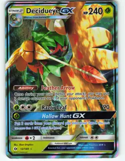 Decidueye-GX - 12/149 Sun & Moon - Pokemon TCG - 2017 - Image 1