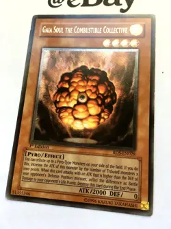 YUGIOH - GAIA SOUL THE COMBUSTIBLE COLLECTIVE - RDS-EN028 - 1ST ED - EXCELLENT - Image 3