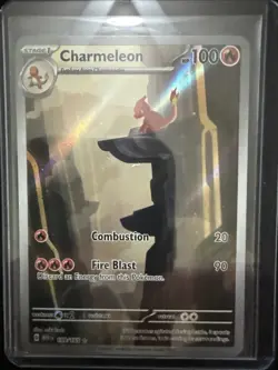 Charmeleon 2023 Pokemon Scarlet Violet 151 MEW EN #169 Illustration Rare - Image 1
