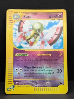 Xatu 35/144 Skyridge Reverse Holo Rare Pokemon TCG Nintendo vintage e-reader MP+ - Image 3