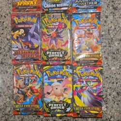 Pokemon TCG Booster Pack Lot (9) New & Sealed Ready to Ship In Hand - Image 3