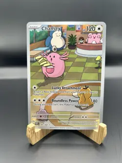 Pokemon 2024 SV06 Twilight Masquerade Chansey IR Full Art Holo 187/167 EN - Image 1