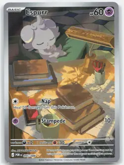 Espurr 095/088 Holo Illustration Rare Perfect Order Pokemon Holo Near Mint - Image 1