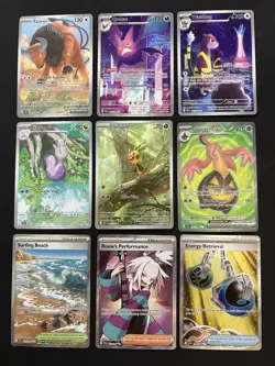 Pokemon Chaos Rising Illustration Rare's/UR's Lot Of 9 NM - Image 1