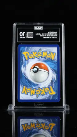 DRAGONITE V ALT ART UR HOLO 192/203 - 2021 ENG POKEMON EVOLVING SKIES TAG GEM 10 - Image 2