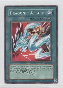 Dragonic Attack Unlimited YuGiOh Labyrinth of Nightmare #LON-101 2003 READ - Image 1