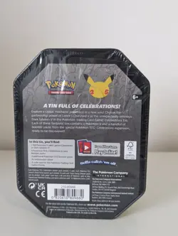 Pokemon Celebrations - Lance's Charizard V Train On -Tin - SEALED - Image 2