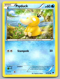 Psyduck 16/122 Common BREAKpoint Pokemon Lightly Played - Image 1