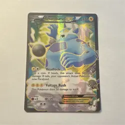The Pokemon Company Thundurus EX 98/108 Roaring Skies Holo Ultra Rare 170 HP - Image 1