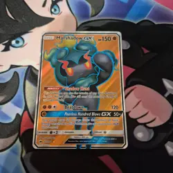 Pokemon TCG Marshadow GX 137/147 Burning Shadows 2017 Full Art - NM - Image 1