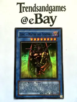 YUGIOH - ZORC - MAITRE DES TENEBRES - DR1-FR244 - SUPER RARE NM DARK REVELATION - Image 1